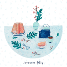 Noël minimaliste autour d'une douce table